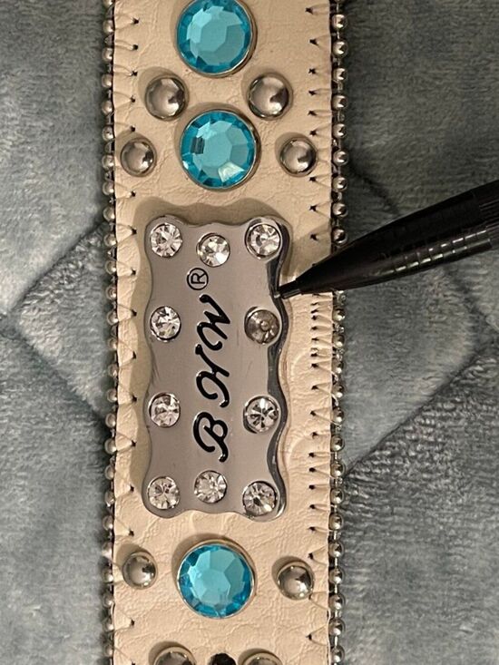 BHW Women’s Rhinestone Studded Leather Western Cowgirl Belt main image 15